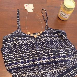 Petticoat Alley Blue Tribal-Print Romper